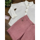 TRAJE INFANTIL NIÑO PANTALÓN BERMUDA , MARTA Y PAULA