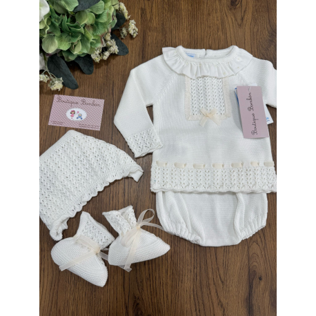 CONJUNTO CUBRE HILO 4PIEZAS , MAC ILUSIÓN