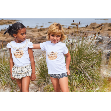 CAMISETA NIÑO MÁS BOXER LICRA , LA MARTINICA