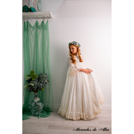 VESTIDO COMUNIÓN , MERCEDES DE ALBA