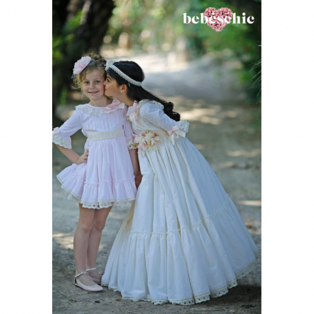 VESTIDO COMUNIÓN , BEBE CHIC