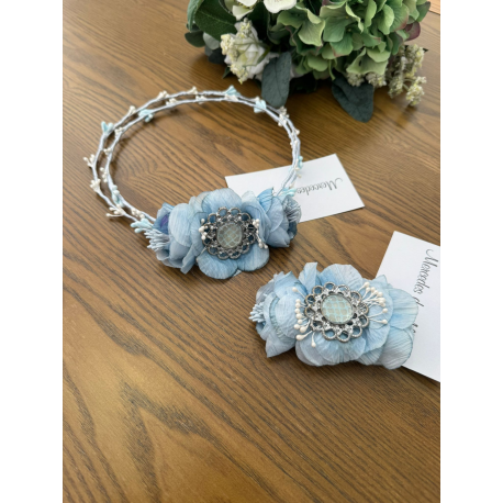 CORONA MÁS BROCHE , MERCEDES DE ALBA