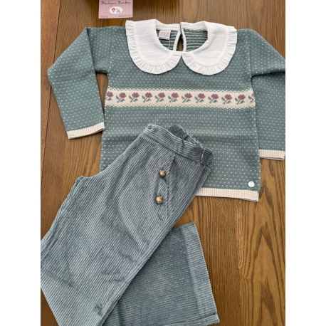 CONJUNTO NIÑA 2PIEZAS , PAZ RODRIGUEZ