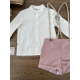 CONJUNTO BEBE CON TIRANTES YUTE , MARTA T PAULA