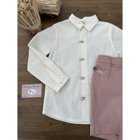 TRAJE INFANTIL NIÑO PANTALÓN BERMUDA , MARTA Y PAULA