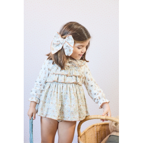 BLUSA OSITOS MÁS RANITA FLORES , LA MARTINICA