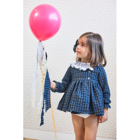 JESUSITO VICHY CUELLO BORDADO MÁS BRAGA TELA , LA MARTINICA