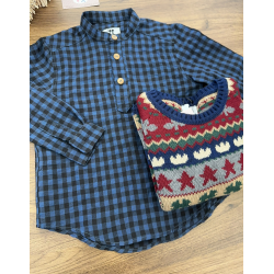 CAMISA M/L VICHY , LA MARTINICA