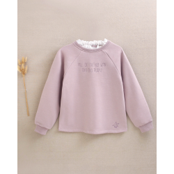 SUDADERA NIÑA CON CUELLO CAMISA  , DADATI