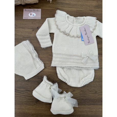 CONJUNTO JUBÓN MÁS CUBRE 4PIEZAS , MAC ILUSIÓN