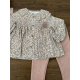 CONJUNTO BEBE ,LEGUIN MÁS CAMISA FLORES , COCO ACQUA