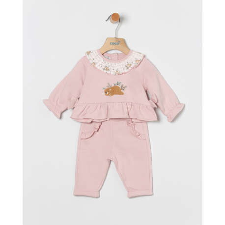 CONJUNTO FELPA , COCO ACQUA