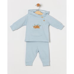 CONJUNTO FELPA , COCO ACQUA