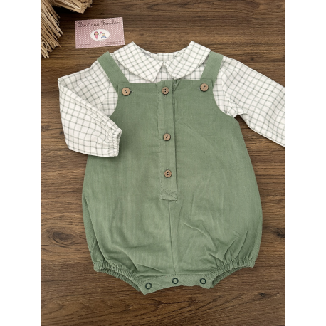PETO PANA MÁS BLUSA BEBE , COCO ACQUA
