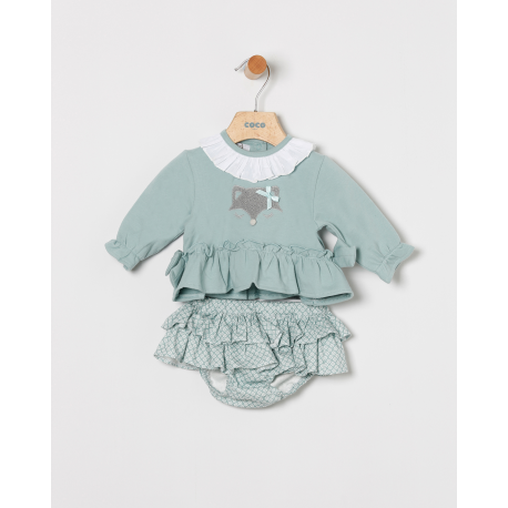 CONJUNTO SUDADERA MÁS BRAGUITA , COCO ACQUA