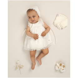 VESTIDO BEBE MÁS CAPOTA , PAZ RODRIGUEZ