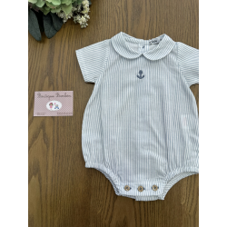 PELELE M/CORTA BORDADO CLARIDAD , BABIDU