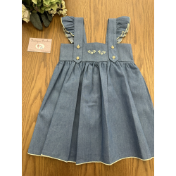 VESTIDO TIRANTES DENIM ABRAZO , BABIDU