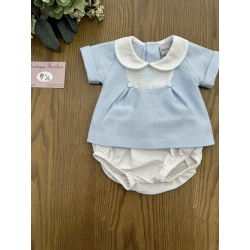 CONJUNTO RANITA CUELLO BEBE MIEL , BABIDU
