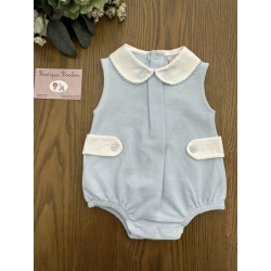 PELELE SIN MANGAS CUELLO BEBE MIEL , BABIDU