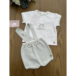 CONJUNTO CAMISETA MÁS CUBRE PUNTO , PAZ RODRIGUEZ