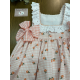 VESTIDO VICHY-MELOCOTONES , MON PETIT