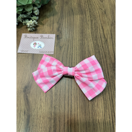 LAZO PINZA VICHY ROSA FLÚOR , MON PETIT