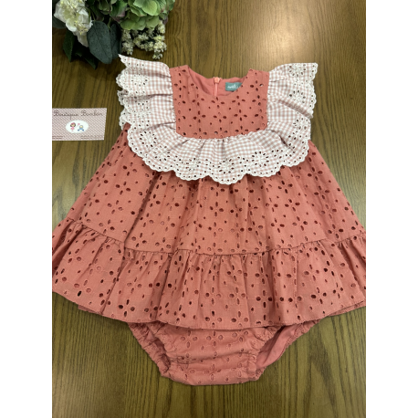 VESTIDO BEBE CON BRAGUITA , MARTA Y PAULA