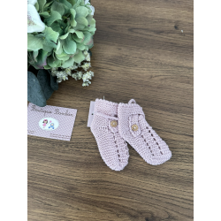 PATUCOS BEBE ROSA EMPOLVADO , MICOLINO