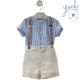 CONJUNTO BEBE CON TIRANTES , YOEDU