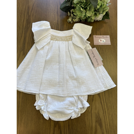 VESTIDO BEBE CON BRAGUITA , YOEDU