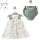VESTIDO BEBE CON BRAGUITA , YOEDU