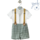 CONJUNTO BEBE CON TIRANTES , YOEDU