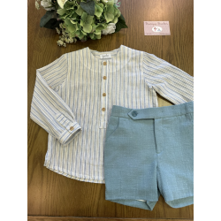 TRAJE NIÑO PANTALÓN BERMUDA (2PIEZAS) , YOEDU