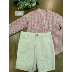 TRAJE NIÑO PANTALÓN BERMUDA (2PIEZAS) , YOEDU