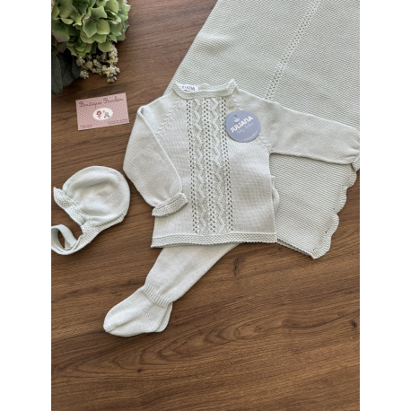 CONJUNTO POLAINA 3PIEZAS TACHON ARANES CALADO, JULIANA