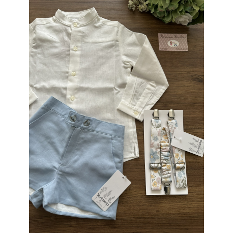 CAMISA PEKIN MÁS PANTALÓN NICO , TARTALETA