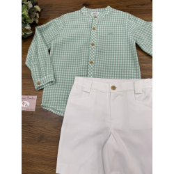 TRAJE INFANTIL NIÑO PANTALÓN BERMUDA , MARTA Y PAULA