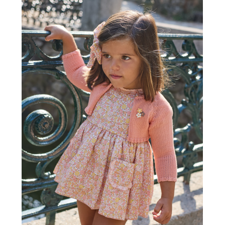 JESUSITO FLORES MÁS BRAGA TELA CON CHAQUETA CORTA CORAL FLORES , LA MARTINICA