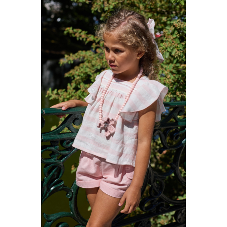 COLLAR BOLSA ROSAS-FLOR , LA MARTINICA