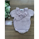 BODY BEBE PUNTO ROSA EMPOLVADO , MICOLINO