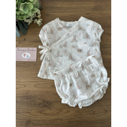 CONJUNTO MICOLINO CRUZADO 2PIEZAS , MICOLINO