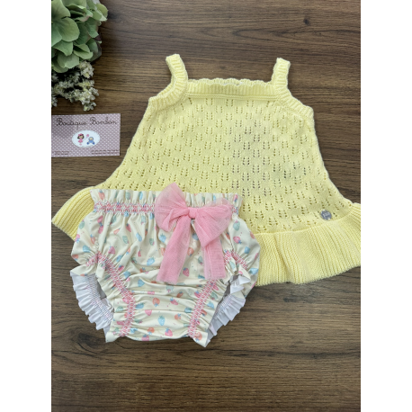 CUBREPAÑAL MÁS CAMISETA PUNTO , PAZ RODRIGUEZ