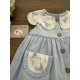 VESTIDO MÁS CULOTE BLUE RABBIT , VALENTINA BEBES