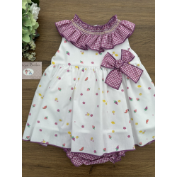 VESTIDO MÁS CULOTE MI LILY , VALENTINA BEBES