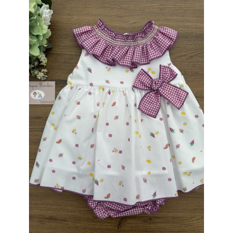 VESTIDO MÁS CULOTE MI LILY , VALENTINA BEBES