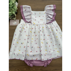 VESTIDO MÁS CULOTE MI LILY , VALENTINA BEBES