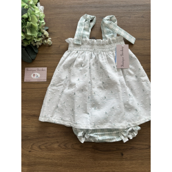 VESTIDO MÁS CULOTE TIRANTES BARQUITOS BONA , MAC ILUSIÓN