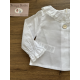 BLUSA BEBE M/LARGA BLANCA , MARTIN ARANDA