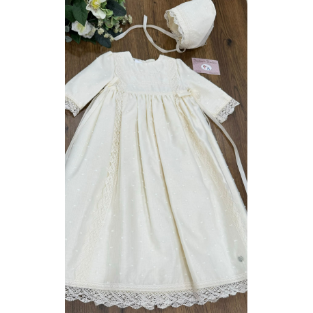 FALDON MÁS CAPOTA MUSELINA C/PLUMETY ESENCIAL, PAZ RODRIGUEZ